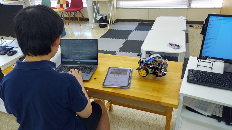 ロボ部 レッスンの様子